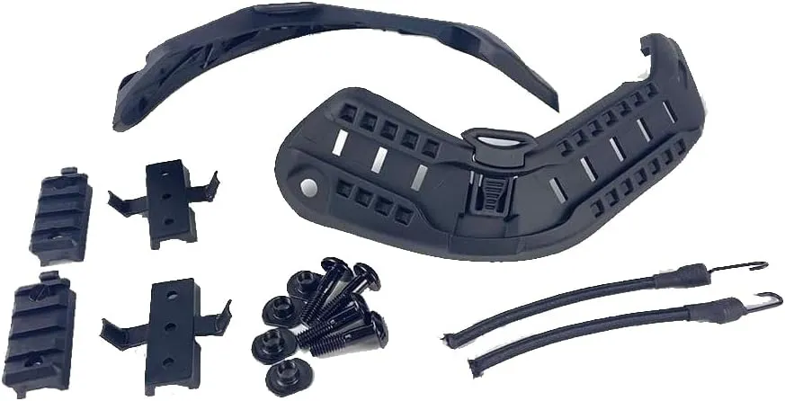 Airsoft Paintball Military Side Rail Set Guide Accessories for MICH PASGT Helmet Multi Color