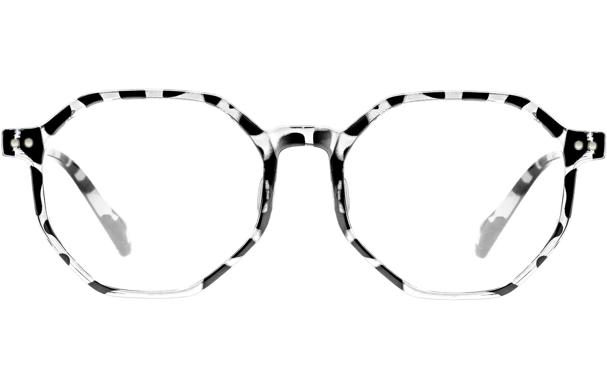 ATTCL Unisex Blue Light Blocking Glasses Women Men Non-Prescription Computer Gaming Glasses Black leopard