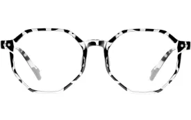 ATTCL Unisex Blue Light Blocking Glasses Women Men Non-Prescription Computer Gaming Glasses Black leopard