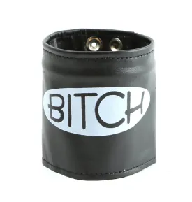 Bitch, Money Keeper Bracelet, 3" Wide