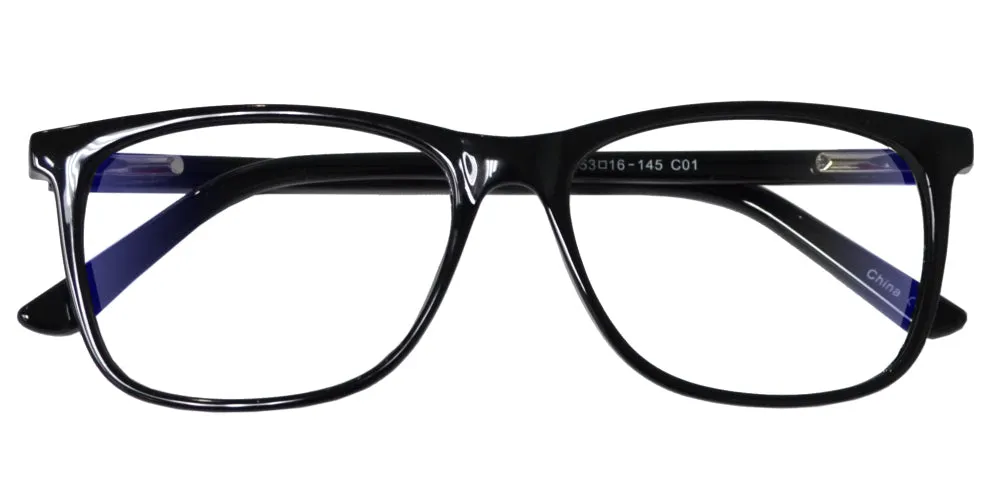 BL 1504 - Rx-able Blue Light Blocking Glasses with Spring Hinge