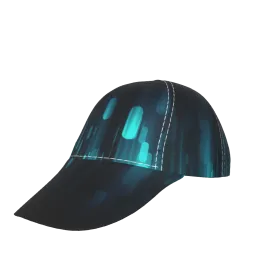 Blue Dude Peaked Cap