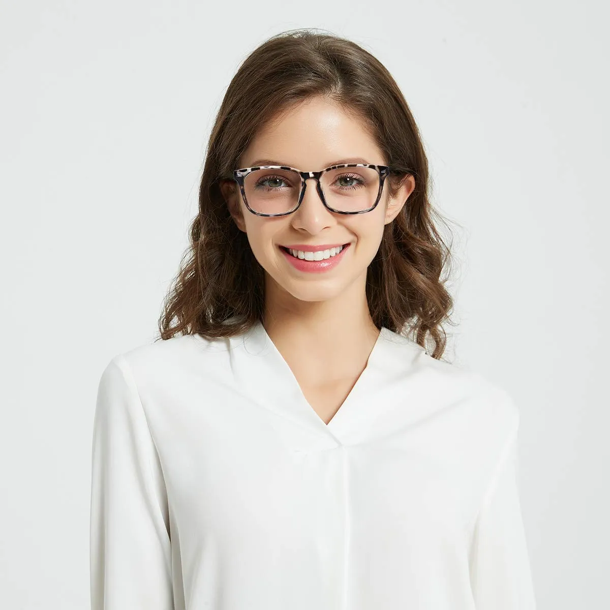 Blue Light Blocking Reading Glasses Women Men Anti Eyestrain Computer Glasses Readers Clear 3.0 x