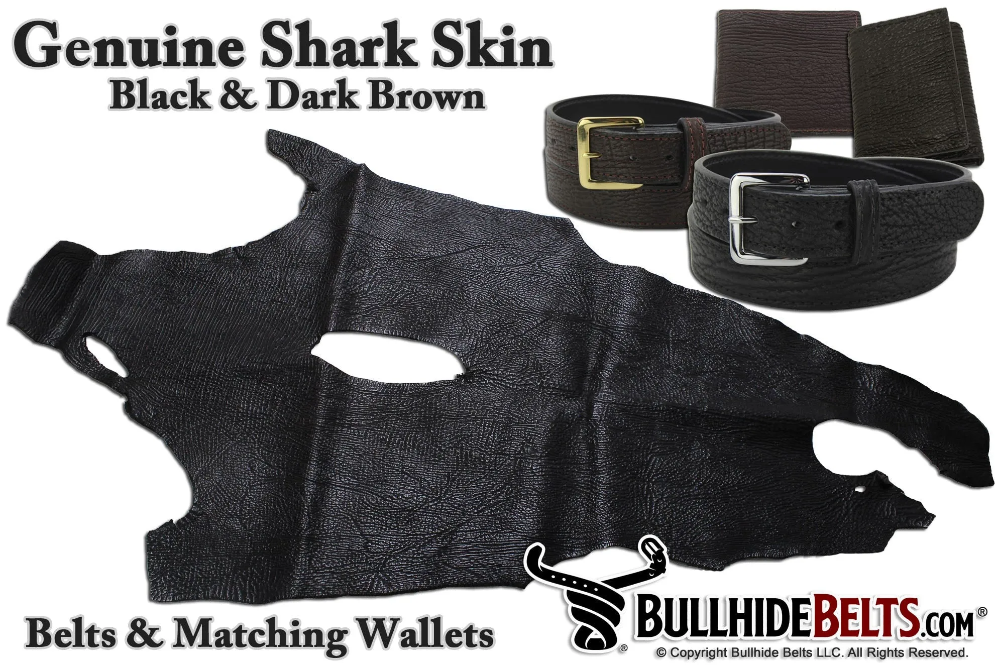 Brown Shark Money Clip Wallet With Credit Card Slots