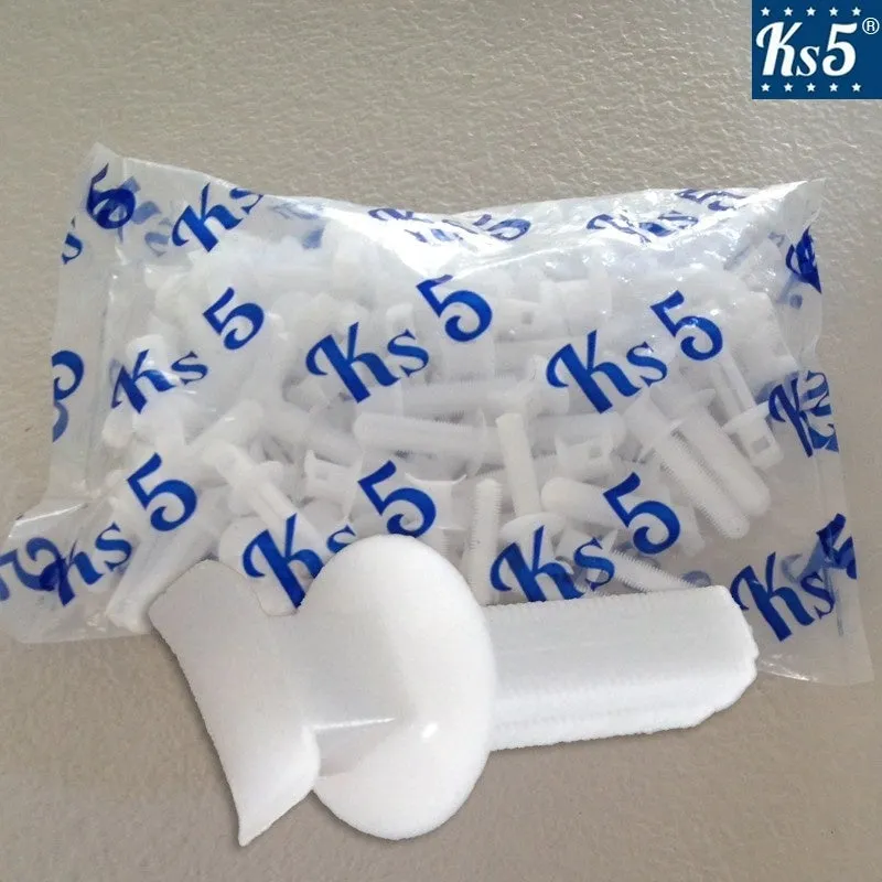 CABLE TIE GUN - WHITE PLUGS (BAG OF 100)  KEL-508W