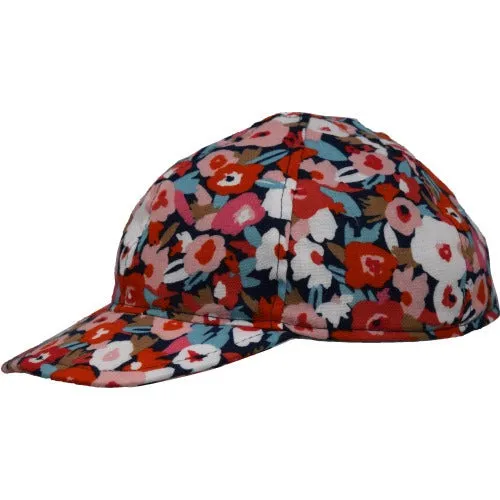 Child Cotton Print and Linen Ball Cap Clearance