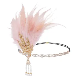 choyaxo Flapper Headband Roaring 20s Headpiece Great Gatsby Headpiece for Women