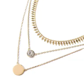 Cleo Solitaire Coin Layered Trio
