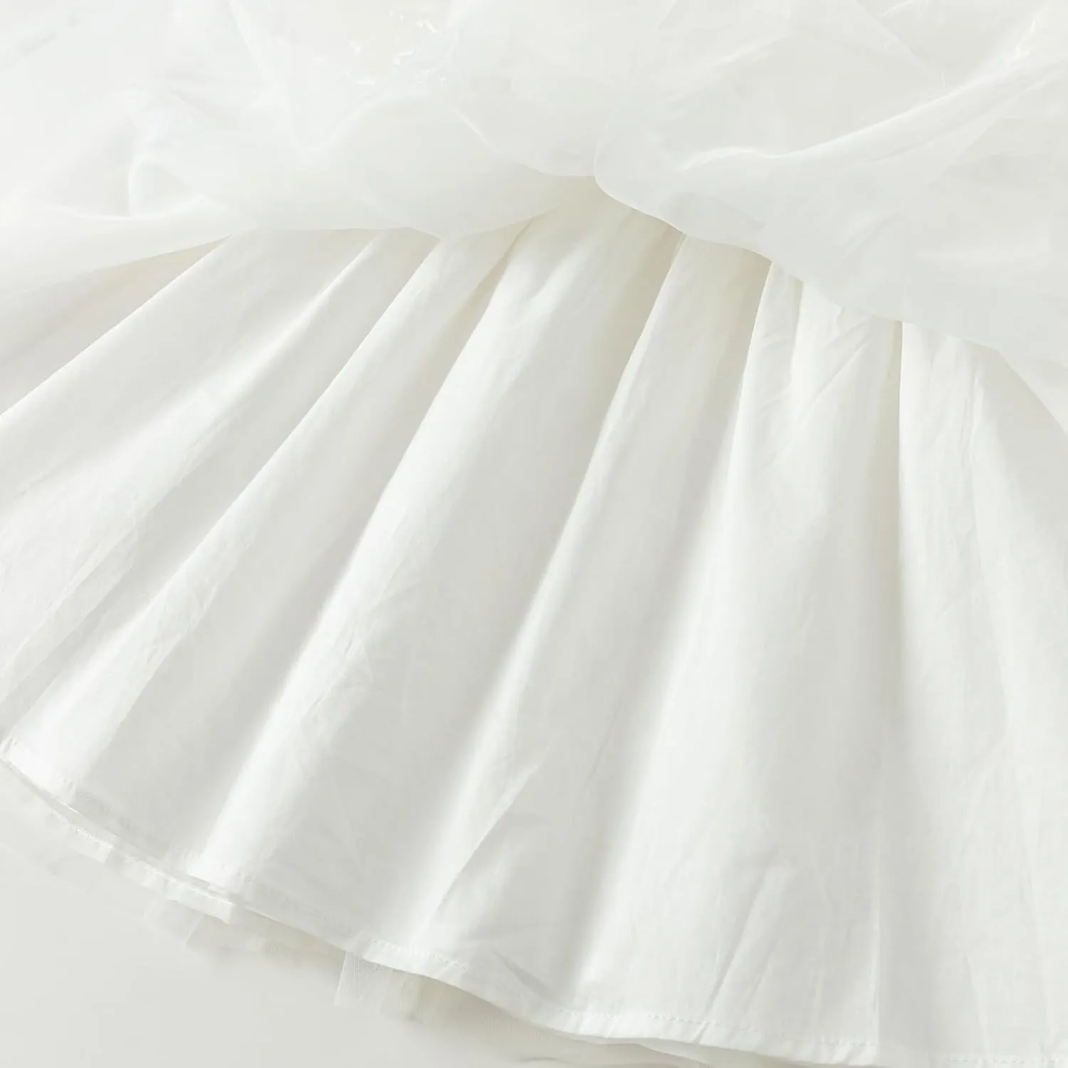 DAVE&BELLA Toddler Girls Tutu Dress, Tulle Ruffled Sleeveless Princess Dresses Summer Flower Sundress Wedding Birthday Party