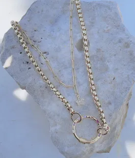 Duoble Lucky Star Necklace