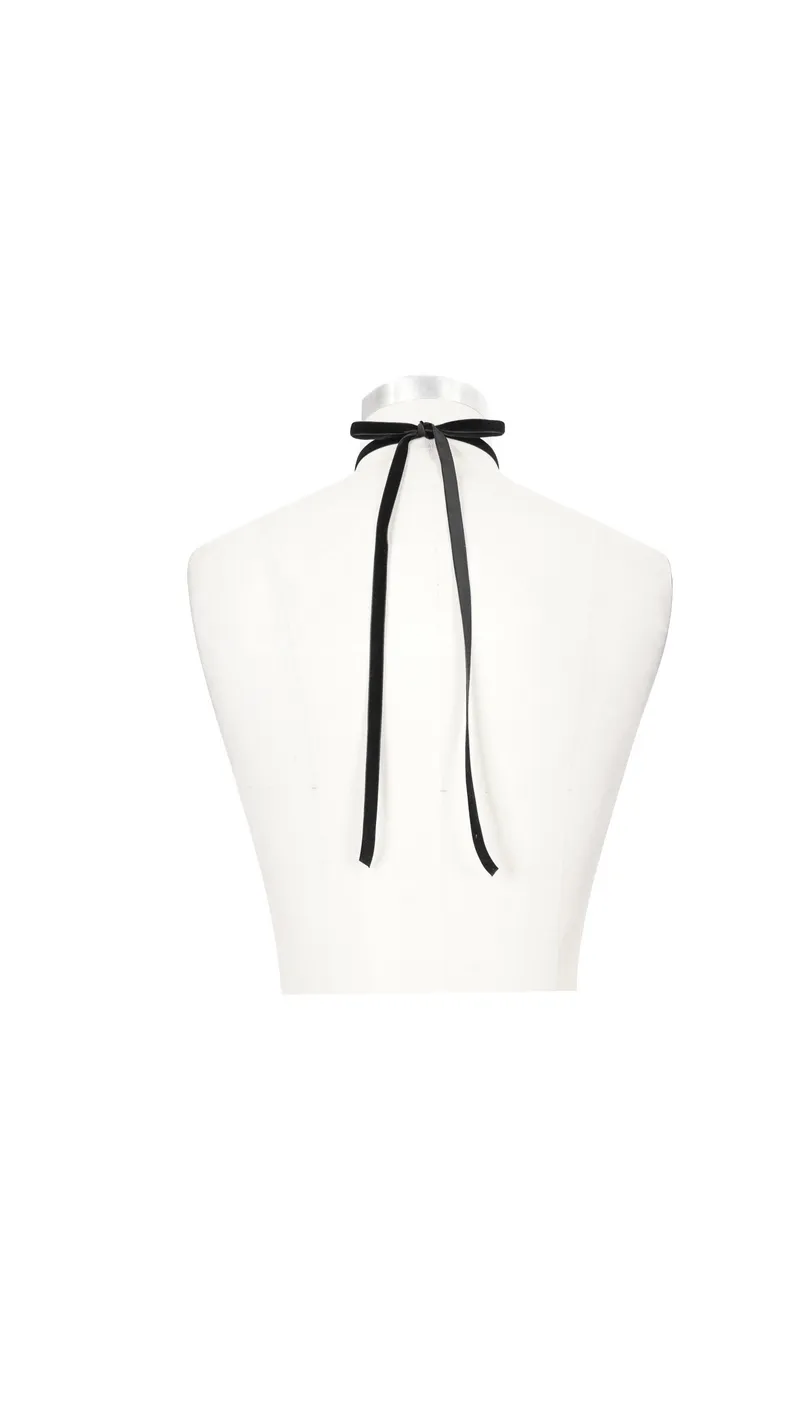 Fashion Women's Black Lace Bow Tie / Steampunk Style Ladies Accessories