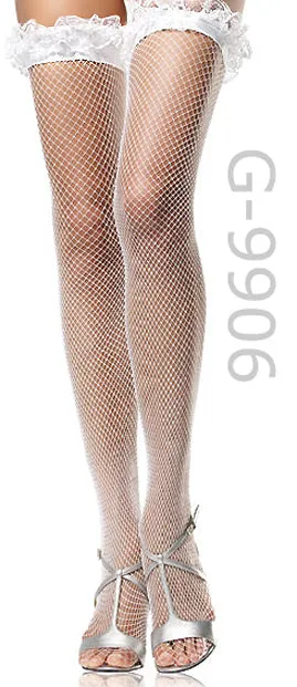 Fishnet Thigh High Stockings 9906