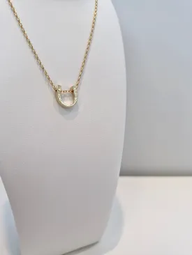 Gold Horse Shoe Slider