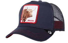 Goorin 'The Bullish Bull' Trucker Style Baseball Cap in Navy