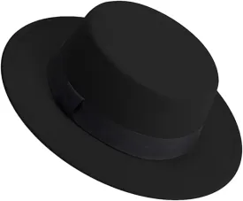 Hgvcfcv Fedoras Hats Women Winter Hat Women's Hat Flat Top Fedora Formal Men Caps Wedding Decorate Chapeau Femme