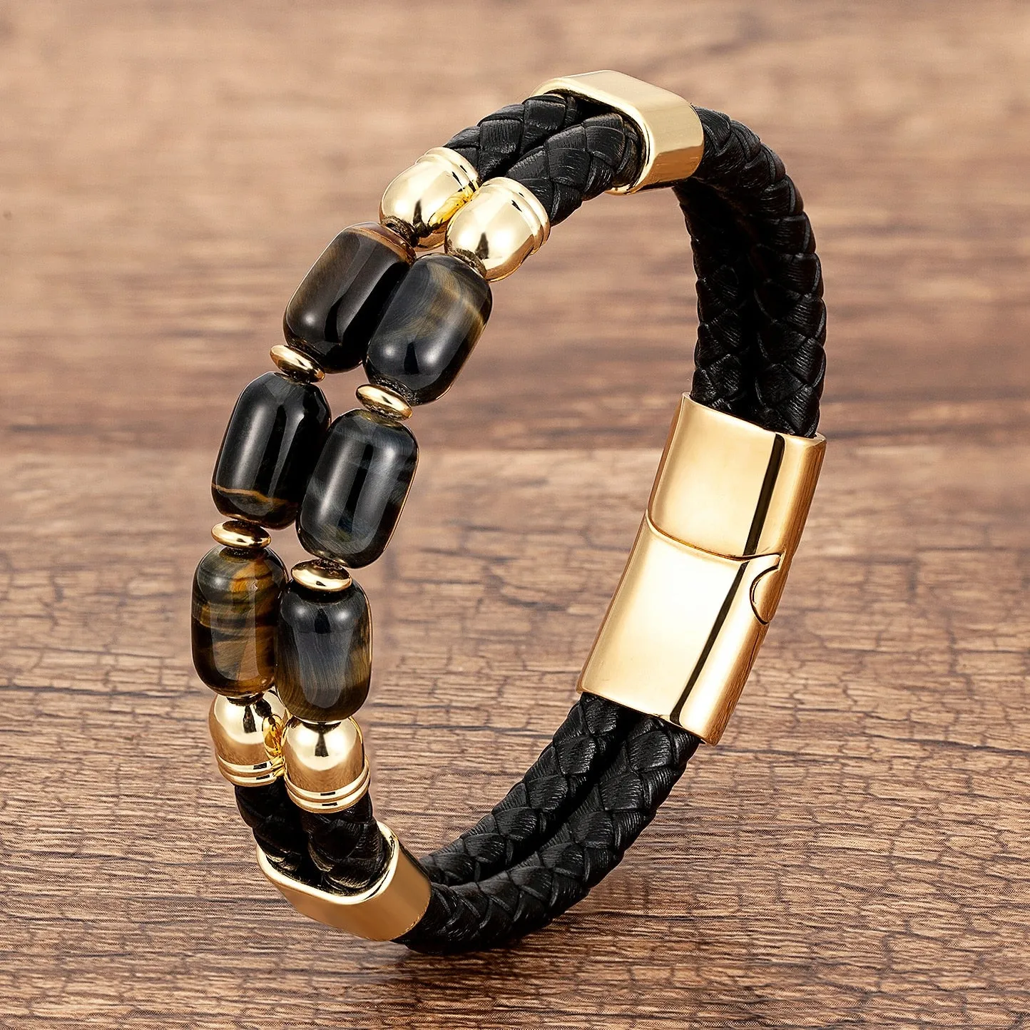 High Quality Natural Tiger Eye Bracelets For Men