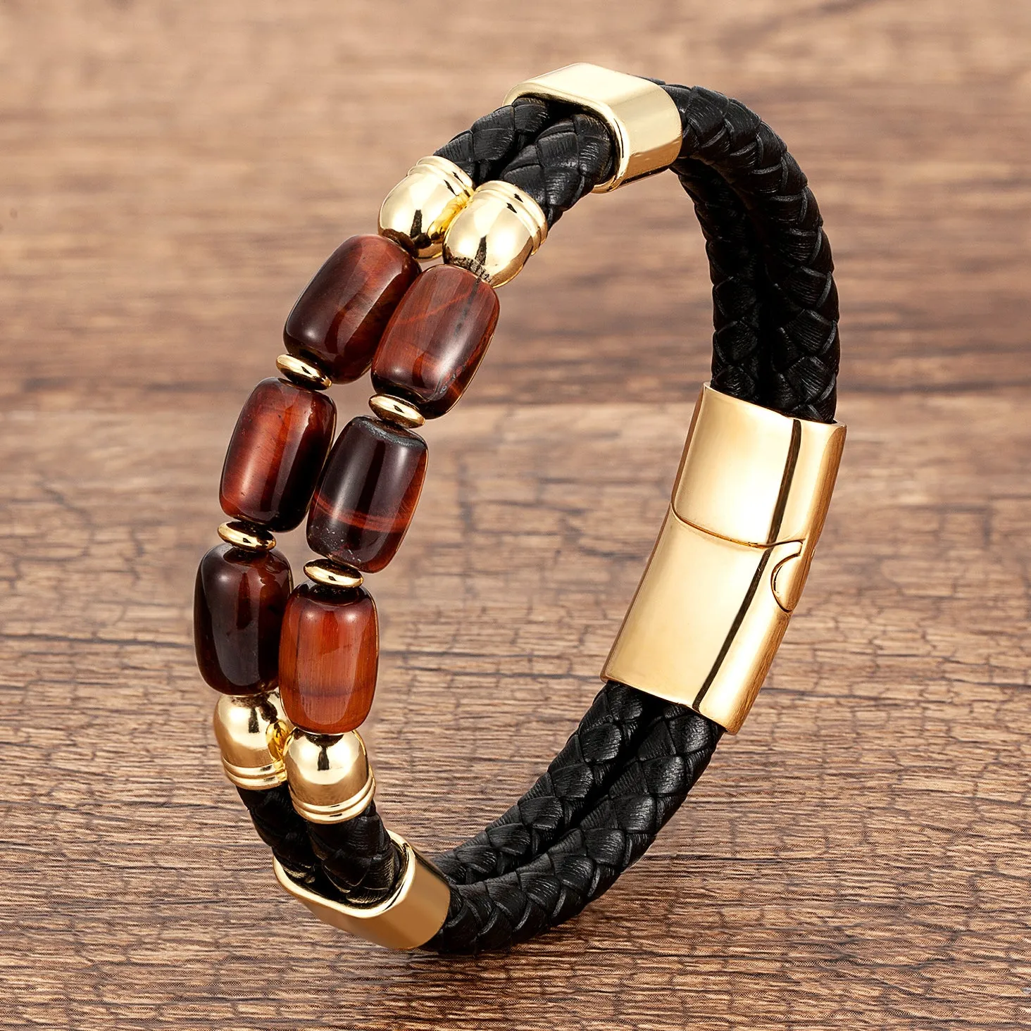 High Quality Natural Tiger Eye Bracelets For Men