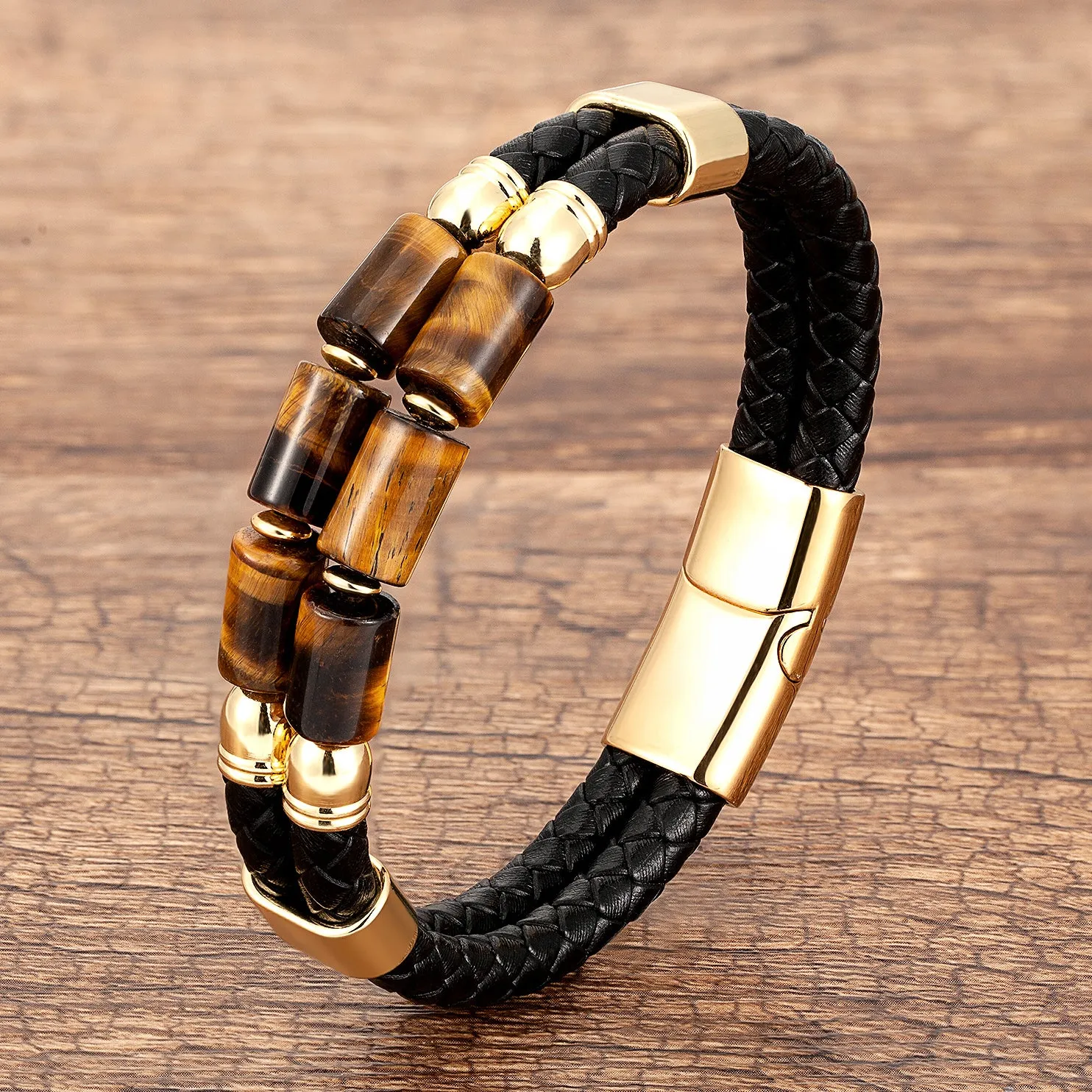 High Quality Natural Tiger Eye Bracelets For Men
