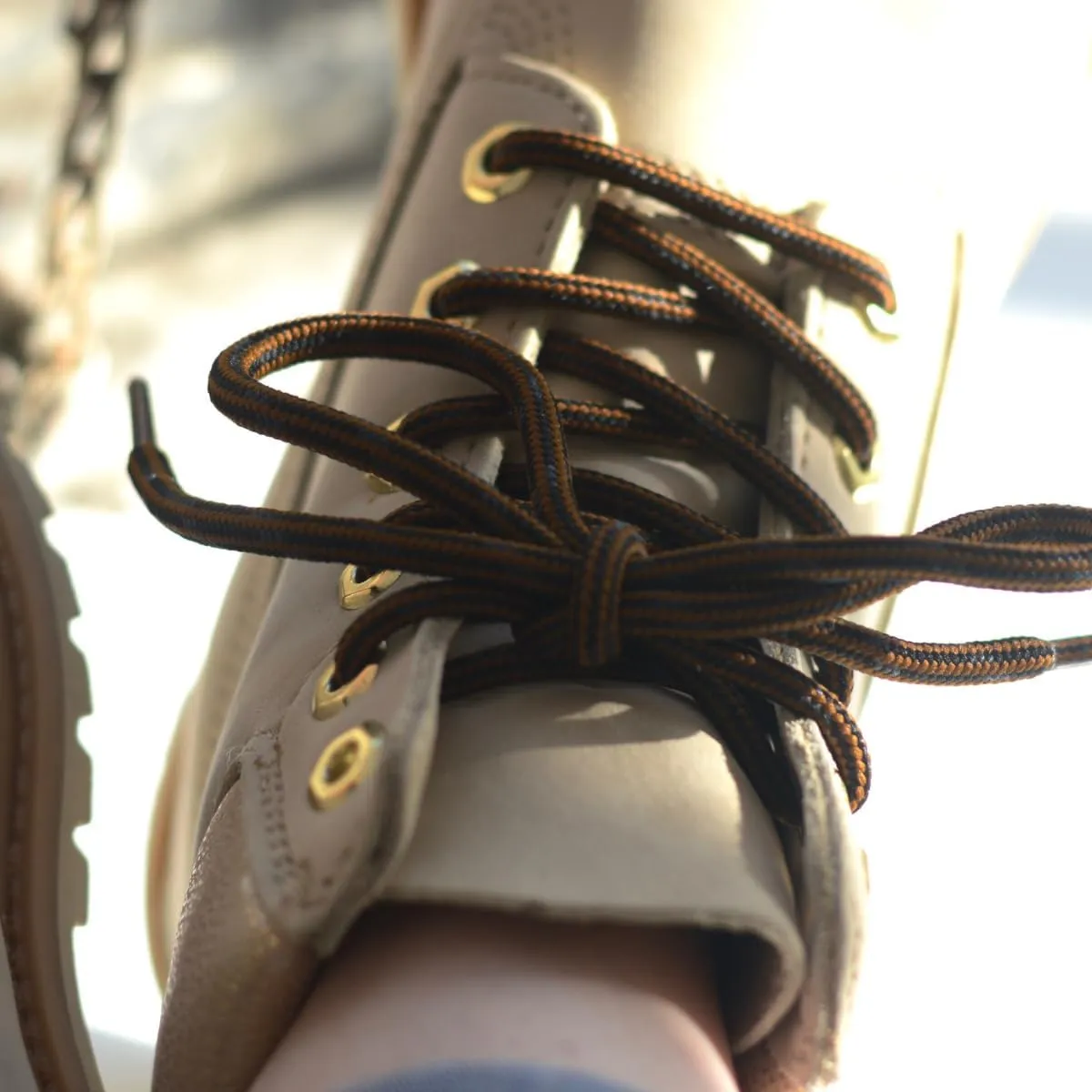 Honey Badger Boot Laces, USA Made Indestructible Shoelaces, Round Heavy Duty Bootlaces for Work & Hiking
