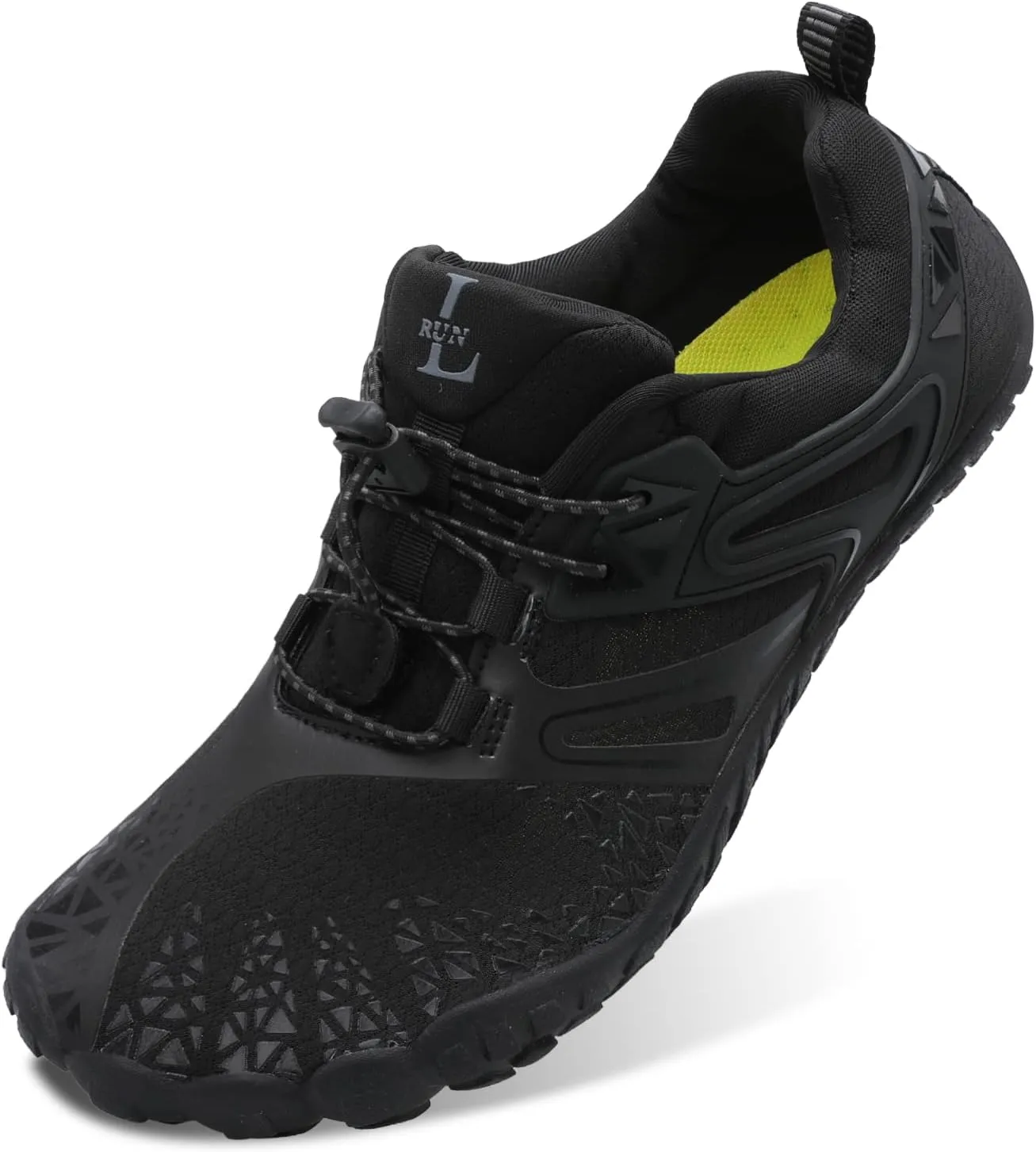 L-RUN Barefoot Water Shoes Women Mens Aqua Sock Athletic Hiking Water Sports Shoes for Swim Beach Pool Sand Diving Walking