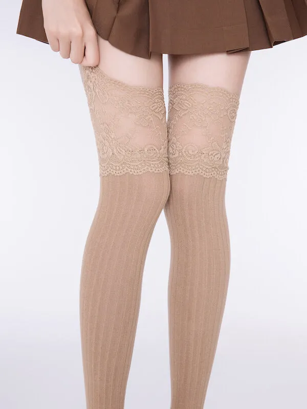 Lace angel lolita aesthetic stockings