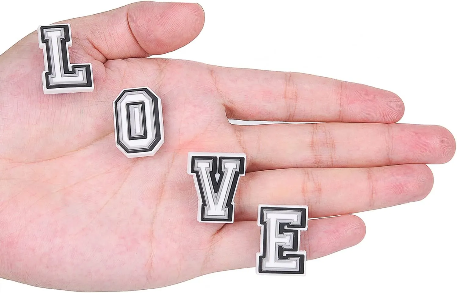 Letter Charms for Shoes, Adult Shoe Charms Letter Shoe Decoration Charms for Boys and Girls