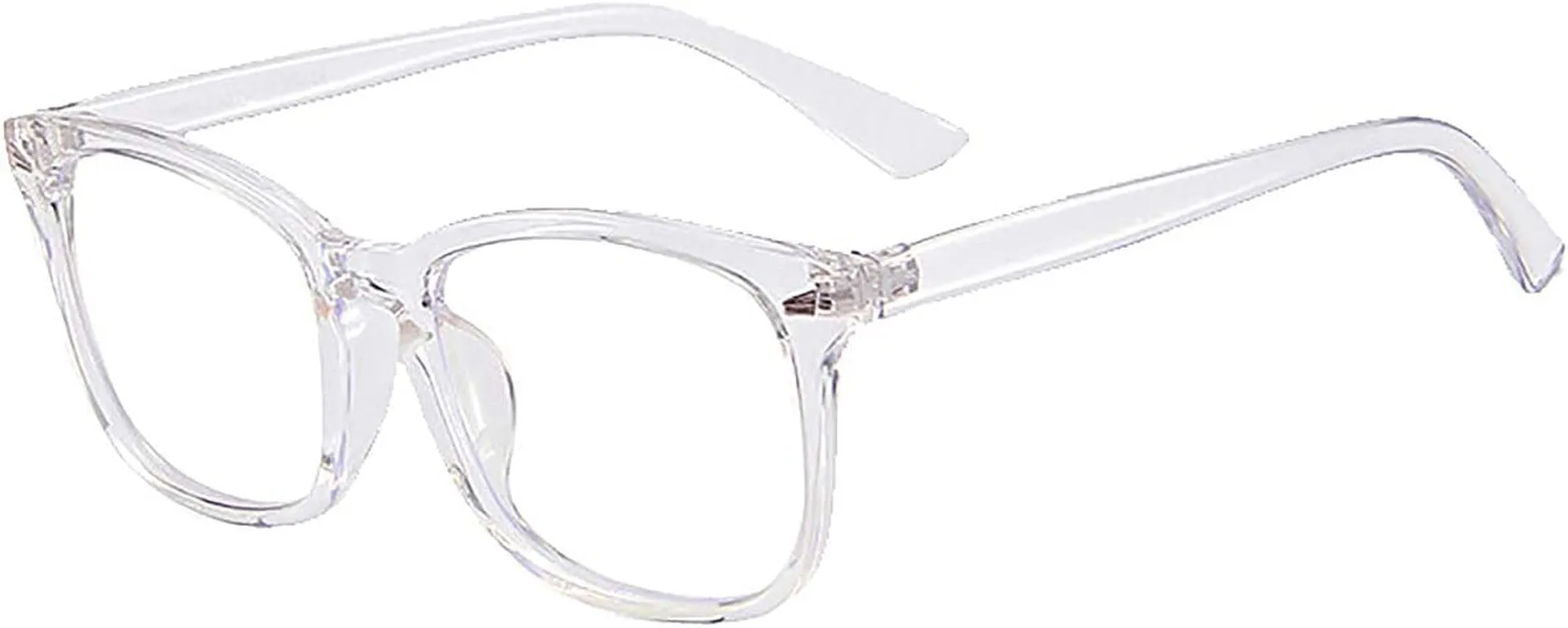 Maxjuli Blue Light Blocking Glasses,Computer Reading/Gaming/Tv/Phones Glasses for Women Men(Transparent)