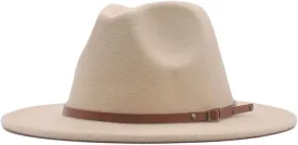 Mens Plain Cotton Twill Fedora Panama Hat Classic Solid Color Short Brim British Style Jazz Hats Summer Sun Hat