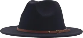 Mens Plain Cotton Twill Fedora Panama Hat Classic Solid Color Short Brim British Style Jazz Hats Summer Sun Hat