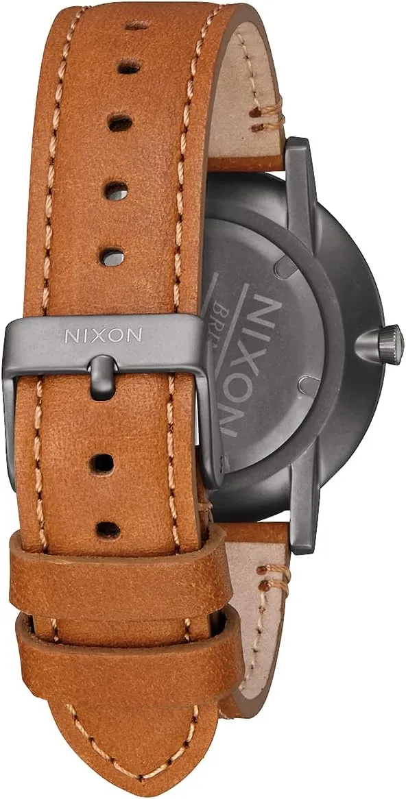 Nixon Porter Leather A1058 50m Water Resistant Mens Watch (20-18mm Leather Band and 40mm Watch Face)