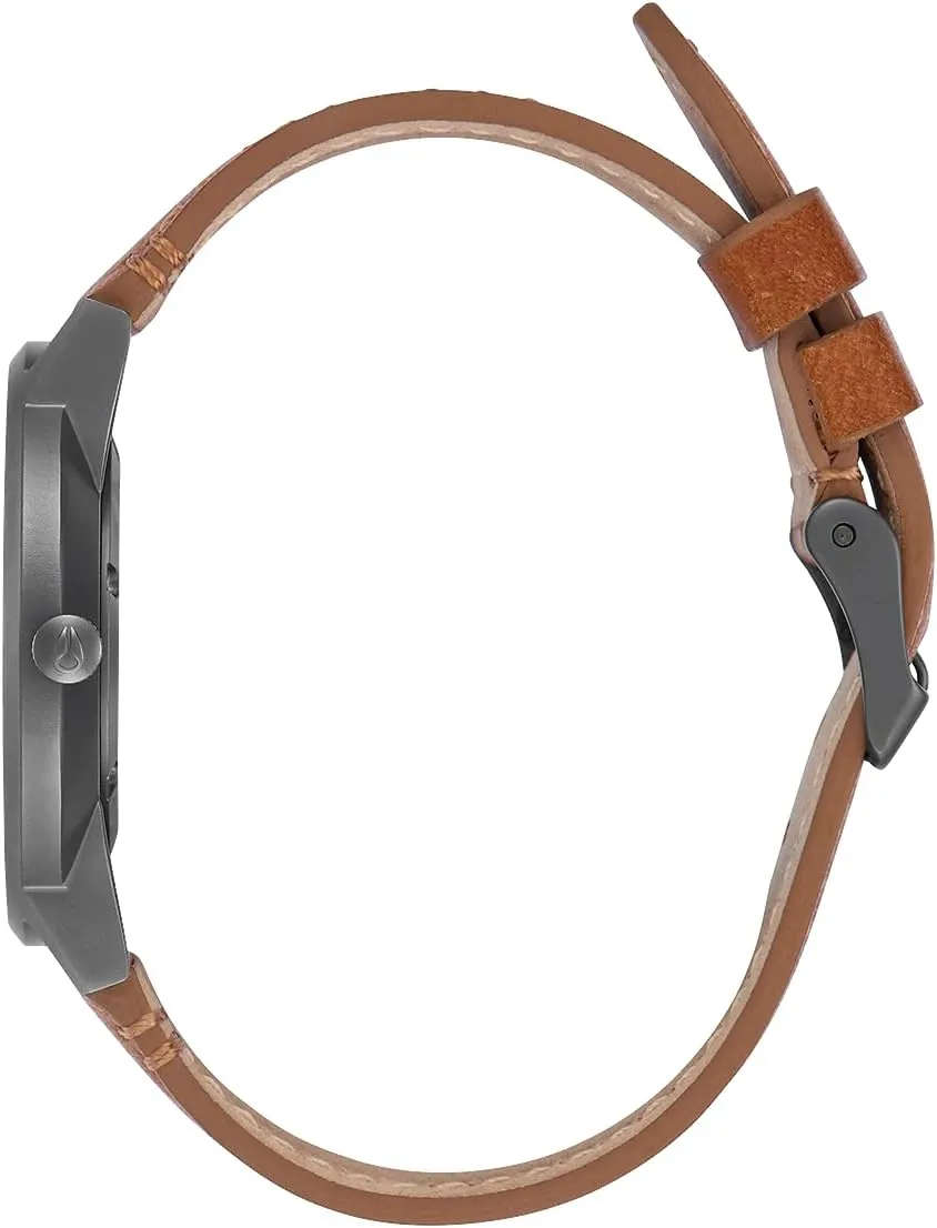 Nixon Porter Leather A1058 50m Water Resistant Mens Watch (20-18mm Leather Band and 40mm Watch Face)