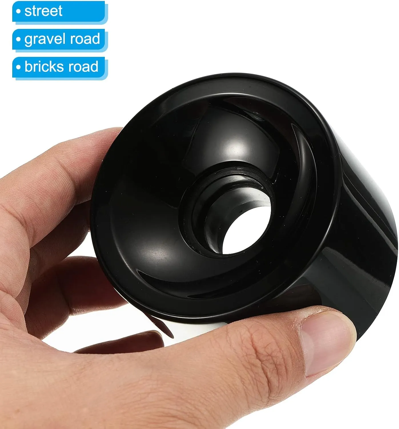 PATIKIL 78A Longboard Wheel Soft, Cruiser Wheels Street Wheels for Skateboards Skateboard Wheel Replacement PU