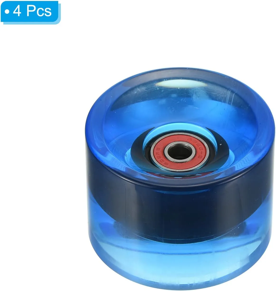PATIKIL 78A Longboard Wheels with ABEC-9 Bearings, Soft Cruiser Wheels, Street Wheels for Skateboards Skateboard Wheel PU