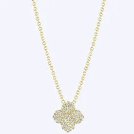 Petite Penny Diamond Flower Necklace