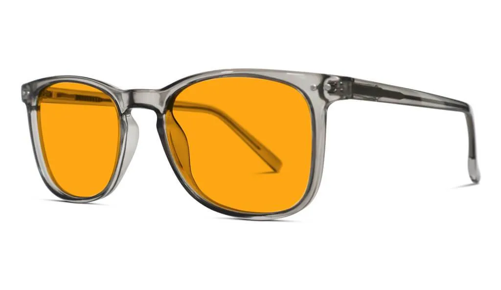 SunDown Taylor Blue Blocking Glasses - Pearl Grey - Readers