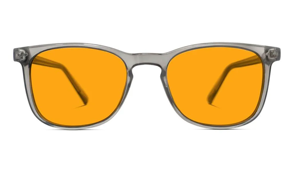 SunDown Taylor Blue Blocking Glasses - Pearl Grey - Readers