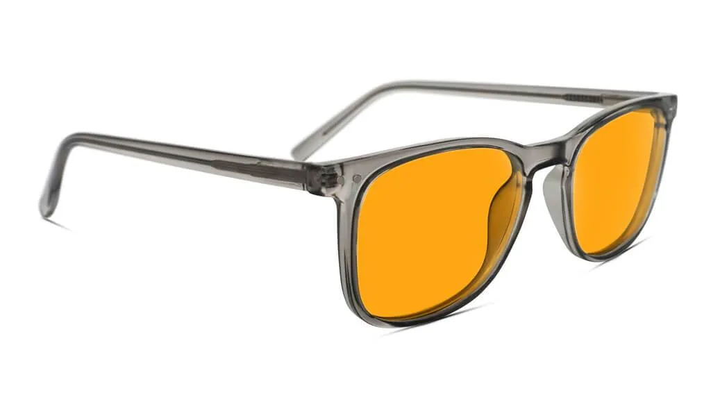 SunDown Taylor Blue Blocking Glasses - Pearl Grey - Readers