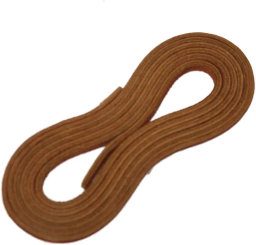 TOFL Leather Boot Laces|1/8 Inch Thick 72 Inches Long|2 Leather Strips [1 Pair]