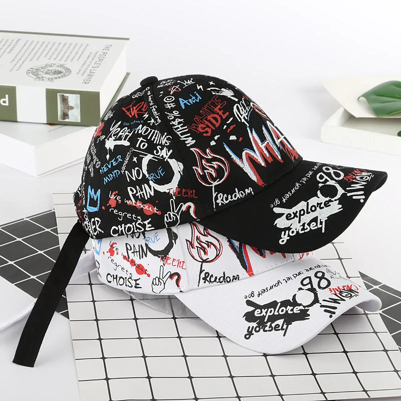 Wholesale Cotton Graffiti Peaked Cap