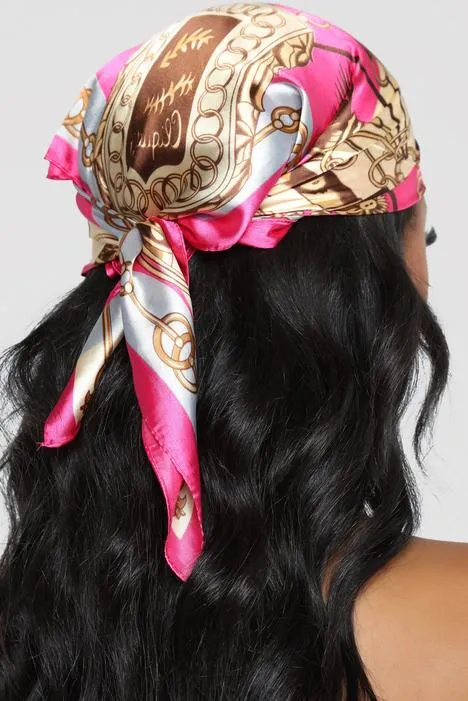 Wrap Game Strong Headscarf - Pink