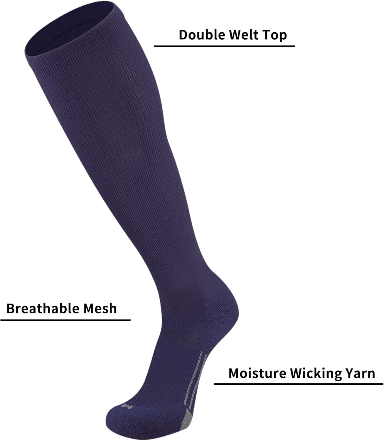 Youper Youth Baseball/Softball Belt & Socks Combo Set (2 Pairs of Socks & 1 Belt)